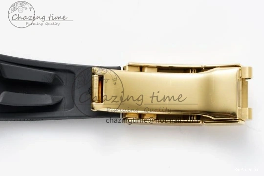 1222 OnTrend Daytona 116518 BTF 1:1 Best Edition YG Black Dial on Oysterflex Rubber Strap SA4130 V 2260